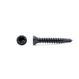Wkręty samowiercące 4 x 35 mm ze stali nierdzewnej Czarny INOX – 200 szt.