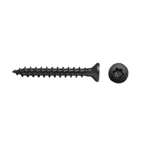 Wkręty 4 x 30 mm ze stali nierdzewnej Czarny INOX – 100 szt.